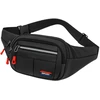 Juoda sportinė juosmens rankinė (unisex) D30