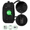 Juoda tekstilinė kelioninė kuprinė „Peterson“ su vakuuminiu skyriumi ir USB jungtimi K49