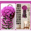 Kabantys dirbtinis gebenės žiedas, violetinis 85 cm N14