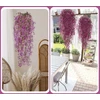 Kabantys dirbtinių gėlių gluosnis, violetinis, 2 vnt. N9