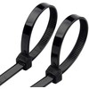 Kabelių raiščiai 200x2.5mm 100 vnt B7, juodi
