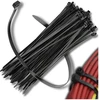 Kabelių tvirtinimo dirželiai juodi 200x4,8 mm (100 vnt.) A27