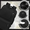 Kelioninė kuprinė BAD&amp;BAGS, juoda, su USB, vandeniui atspari