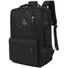Kelioninė kuprinė BAD&amp;BAGS, juoda, su USB, vandeniui atspari