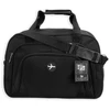 Kelioninis krepšys BAD&BAGS, juodas