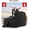 Kuprinė unisex Peterson, juoda K23