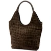 Damska torebka shopper Luka 26-013 Croco ze skóry naturalnej