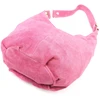 VERA PELLE Moteriška Odinė Shopper Rankinė Su Suede, Su Užtrauktuku ir Diržu
