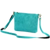 Vera Pelle Torebka Damska Listonoszka Skórzana Mała Złote Okucia Crossbody