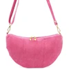 Vera Pelle Torebka Damska Listonoszka Skórzana Mała Złote Okucia Crossbody