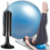 Maža jogos fitneso kamuolys, 22 cm, su pompa, reabilitacijai