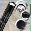 Mini LED žibintuvėlis, juodas, aliuminis Z8