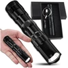 Mini LED žibintuvėlis, juodas, aliuminis Z8