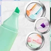 Mini teksto žymekliai „Kiuškučiai“, 5 spalvos