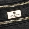 Moteriška juoda vieno skyriaus rankinė per juosmenį „Peterson“, iš ekologiškos odos TL18