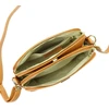 Moteriška odinė crossbody rankinė MiaMore, ruda