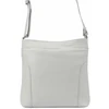 Moteriška odinė crossbody rankinė Patrizia, šviesiai pilka