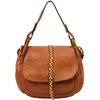 Moteriška odinė crossbody rankinė VS 006, ruda