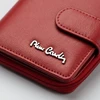 Moteriška odinė piniginė su RFID Pierre Cardin, raudona D40336