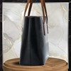 Moteriška odinė rankinė BAD&amp;BAGS, juoda su rudomis detalėmis