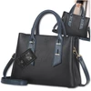 Moteriška odinė rankinė BAD&BAGS, juoda