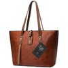 Moteriška odinė rankinė BAD&amp;BAGS, ruda, shopper tipo