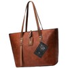 Moteriška odinė rankinė BAD&amp;BAGS, ruda, shopper tipo