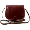 Moteriška odinė rankinė Florence ART. 882, kaštoninė, crossbody