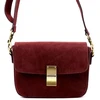Kelioninis Moteriška odinė rankinė Luka 24-057-2, bordo, maža crossbody