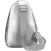 Moteriška sidabrinė „Peterson“ rankinė per petį (crossbody) iš eko odos RT36