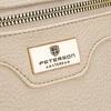 Moteriška smėlio spalvos ekologiškos odos juosmens rankinė „Peterson“ su prisegama pinigine TL17