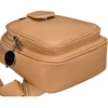 Moteriška sportinė „Peterson“ crossbody rankinė per petį, smėlio spalvos, iš ekologiškos odos RT35