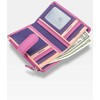 Natūralios odos piniginė moterims Visconti RB-97, violetinė