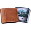 Natūralios odos piniginė vyrams Peterson PT120