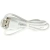 Nešiojamas belaidis USB stalo ventiliatorius su akumuliatoriumi, 4 greičiai, LED, 38 cm, baltas