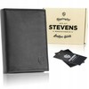 Odinė piniginė vyrams Stevens DP03