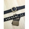 Odinis diržas moterims Stevens, juodas