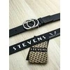 Odinis diržas moterims Stevens Layla, juodas
