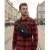 Peterson vyriška maža juosmens ir per petį nešiojama rankinė (crossbody), juoda