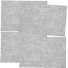 Pilki austi PVC stalo padėkliukai 45x30 cm, 4 vnt.