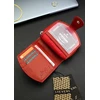 Piniginė moterims Stevens, raudona, su RFID apsauga