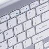 Ikonka Belaidė klaviatūra kompiuteriui ir smart TV, sidabrinė