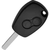 Raktelio korpusas juodas 2 mygtukų Dacia/Renault A289