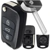 Raktelio korpusas juodas 3 mygt. Hyundai/Kia A271