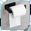 Savaime prilimpantis WC popieriaus laikiklis, juodas DH26