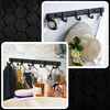 Sieninis kabliukas su 5 kabliukais, juodas, loft DH57