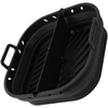 Silikoninis Air Fryer įdėklas juodas su separatoriumi H152