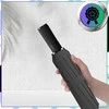 Skėtis juodas automatinis ANTI-UV sulankstomas