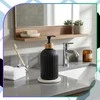Skysto muilo dozatorius juodas PVC 500 ml