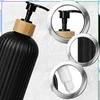 Skysto muilo dozatorius juodas PVC 500 ml